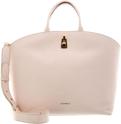 COCCINELLE Leren Handtas Schoudertas Coccinelle Magie Handbag Creamy Pink Roze