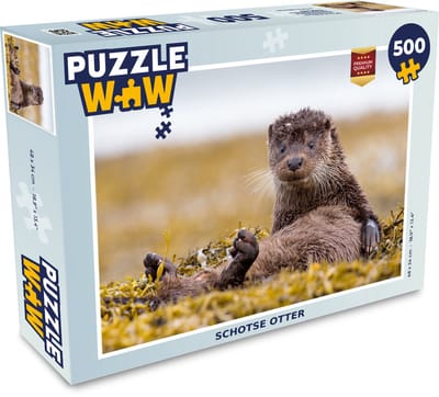 Puzzel Schotse Otter - Legpuzzel - Puzzel 500 stukjes