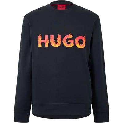 Hugo Heren Ditmo Regular Sweatshirt (Zwart)