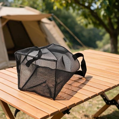 Plantenmanden Set - Vijvermanden Mesh - Waterplanten Kweken - Ademende Constructie - 4 Stuks - Zwart