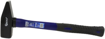 GEKO Machinistenhamer - 1500g - Fiberglas TPR Handvat - Antislip Grip - 400 mm Lengte