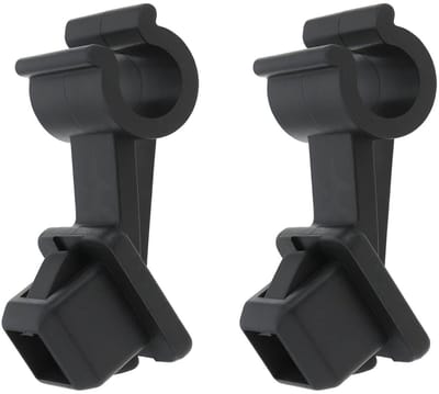 Dailygoods- Ondersteuningstaaf 2 stuks - Klem/Clip - Compatibel met Toyota/Sienna 1998-2003 - Duurzaam kunststof - Totale lengte 36mm - Montageopening 5.7*6.7mm - Motorkapclip