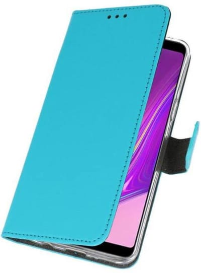 Booktype Telefoonhoesjes - Bookcase Hoesje - Wallet Case - Geschikt voor Samsung Galaxy A9 2018 - Blauw