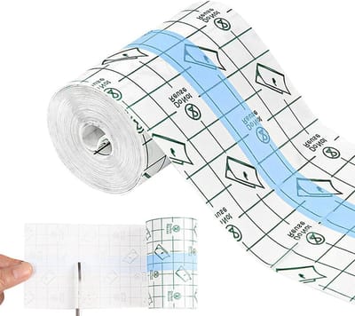 Waterdichte Patches voor Sport, 20 cm x 10 m Transparante Hechtband, Tattoo Film en Genezing Plakband Roll, Ideaal voor Wonden en Bescherming