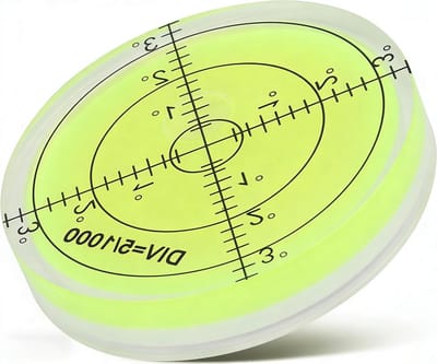 Mini waterpas met schaal, precisie meetinstrument van 60 mm voor het balanceren van camera's en statieven