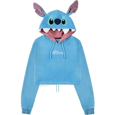 Difuzed Disney Lilo & Stitch Stitch Female Novelty Cropped Hoodie-Maat XXL (Diversen) Nieuw