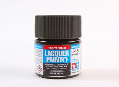 Tamiya Hobbyverf Enamel verf - LP-54 Dark Iron - Matt - Lacquer Paint - Verf potje - 10 ml