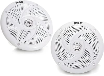 Pyle Marine Luidsprekers, 2-weg Waterdichte Speakers- Weerbestendige Buitenluidsprekers- Audio Stereo voor Boten- 240 Watt