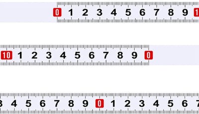 Dailygoody - Zelfklevende Meetlint Set - Nauwkeurige Metingen - 1m en 2m - Meetlinten - Perfect voor Klusprojecten - Meetgereedschap - Geschikt voor T...