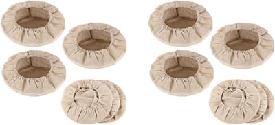 Broodmand Voering - Bakdoek - Zuurdesem Bakken - Ademend Stofontwerp - 25 cm Doorsnede - Linnenkleur