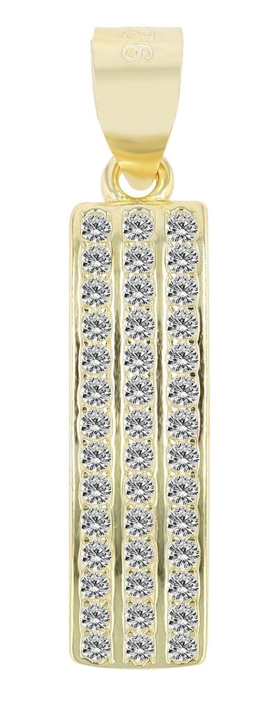 AKZENT Akzent Dames hanger "Brinja" uit 925 Sterlingzilver, gerhodineerd, duurzaam