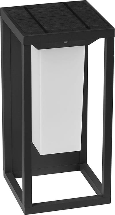 V-TAC VT-77-N Solar Verlichting Wandlampen 2W 220lm 3000K IP65 Grijs VT-77-N