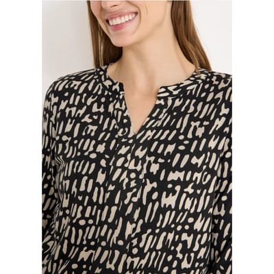 Printshirt in tuniekstijl