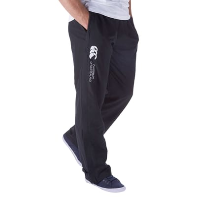 Canterbury Heren trainingsbroek met open zoom (Zwart)