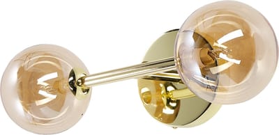 RAMIS - Wandlamp set van 2 - Goud - Staal