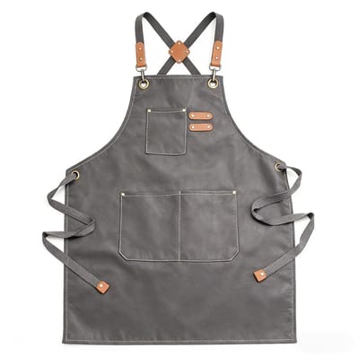 Dailygoods - Canvas Kookschort met Verstelbare Bandjes en Grote Zakken