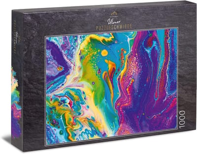 Abstracte Kleurrijke Kunstpuzzel 1000 Stukjes - Moderne Puzzel met Kleurverloop voor Volwassenen