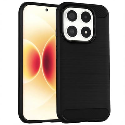 imoshion Hoesje - Geschikt voor Xiaomi 17 - Brushed Backcover - Zwart
