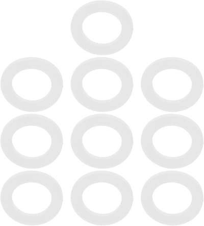O Ring Sealing Ring Wit Silicoon 10 Stuks - Waterdichte Ringen voor Verwarming en Wasmachine, Duurzame Siliconen Dichtingen