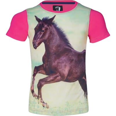 Horka - Shirt Ollie - Magenta/ Roze - Maat 116