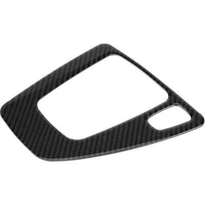 Garniture Décorative de Panneau de Levier de Vitesse en Fibre de Carbone pour BMW E90 E92 E93 2005 2012 Conducteur Côté Droit black