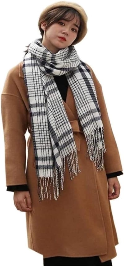 Dames Sjaal - Lange Sjaal Wrap - Extra Warmte - Zacht Imitatie Kasjmier - 200 x 70cm - Blauw