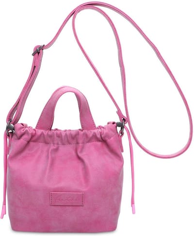 Fritzi aus Preußen Schoudertas Poppi03 Vintage Crossbody Bag Squeezy Pink Roze