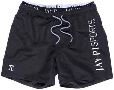 JAY-PI - Heren - Zwembroek beachwear elastische band - Zwart - Maat 7XL