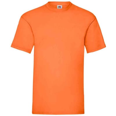 Fruit of the Loom Heren Valueweight T-Shirt (Oranje)