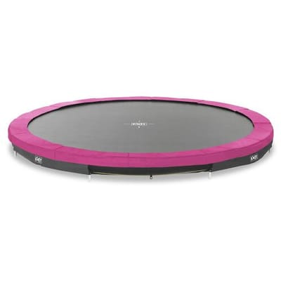 EXIT Silhouette Sporttrampoline ø366cm - Inground - Ingraaftrampoline - Rond - Voor Kinderen - Roze