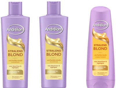 Andrélon Stralend Blond - Shampoo 2 x 250 ml & Conditioner 200 ml