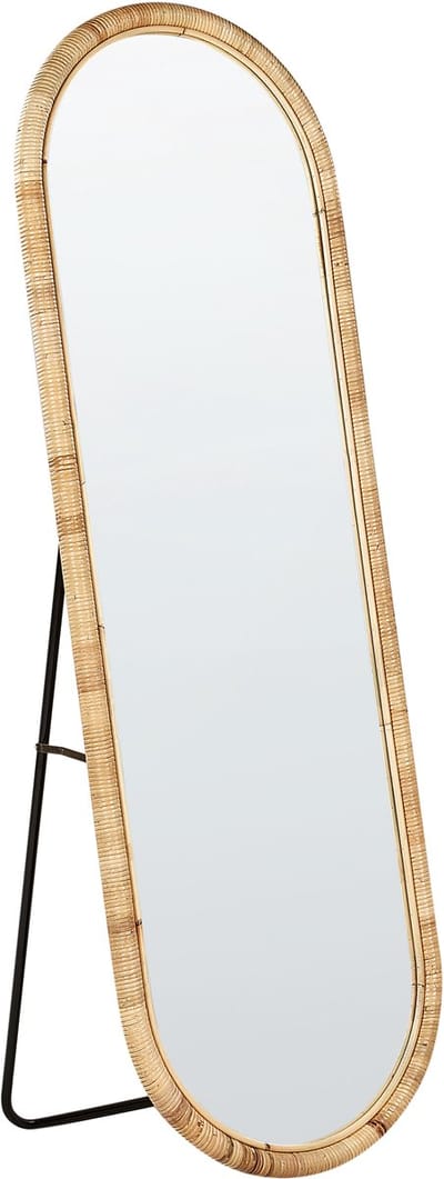 MONTOT - Staande spiegel - Naturel - Rotan