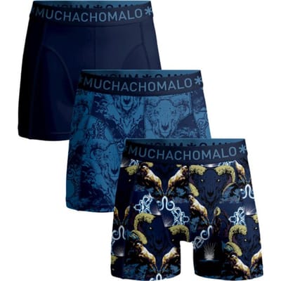 Muchachomalo Heren Boxershorts - 3 Pack - Maat XL - Mannen Onderbroeken