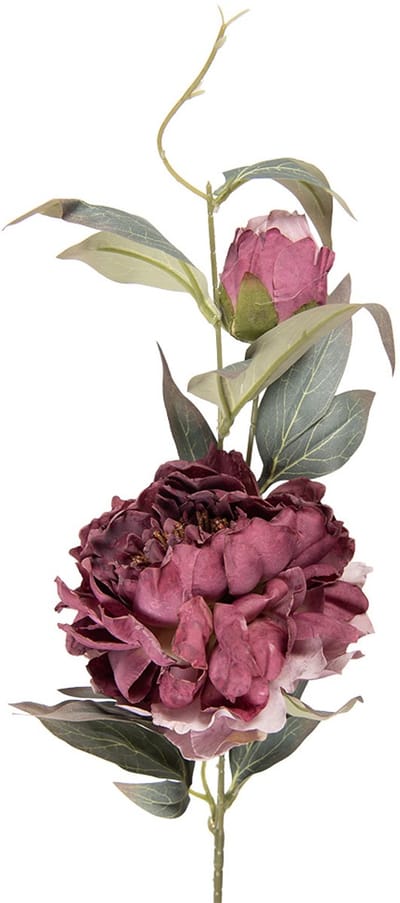 Clayre & Eef Kunstbloem 78 cm Paars Kunststof