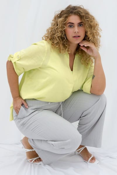 YESTA Uda Tops - Sorbet Green - maat X-0(44)