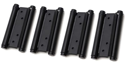Dailygoods- Deurscharnieren 5 Inch - 4 Stuks - Roestvrij Staal - Dubbelwerkend - Verstelbaar - Geschikt voor Deurdikte tot 3cm - Deurscharnier