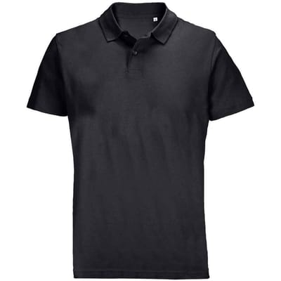 SOLS Pulse piqué poloshirt voor volwassenen, uniseks (Zwart)