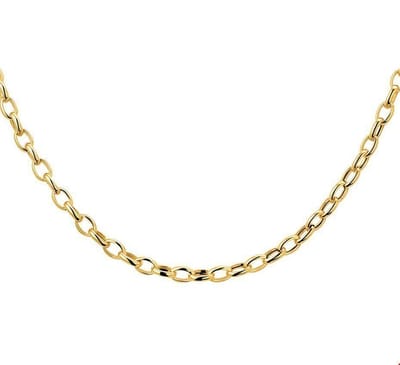 Geelgouden Collier anker 3 4018740