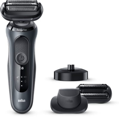 Braun Series 6 60-N4820cs Grijs - Elektrisch Scheerapparaat met Precisietrimmer en Baardtrimmer