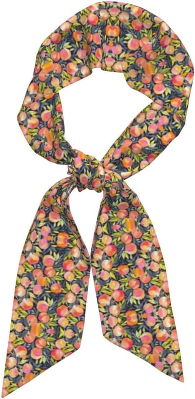 Zijden Sjaal - Mode Hoofddeksel - Stijlvol Accessoire - Zachte Satijnen Stof - 119 cm - Zwart
