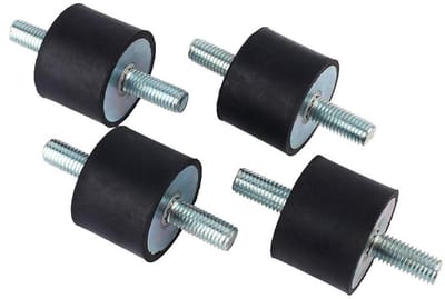 Rubber Anti-vibratie Mounts voor Luchtcompressor en Motoren - M10 40x30 Schokdempers voor Auto en Boot