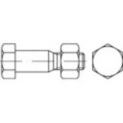 TOOLCRAFT 144190 Zeskant passchroeven M16 45 mm Buitenzeskant DIN 7968 Staal Galvanisch verzinkt 50 stuk(s)