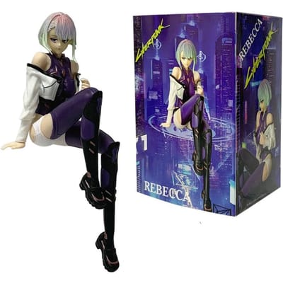 17cm Cyberpunk Edgerunners Anime Figuur Super Hacker Lucy Actiefiguur Straatman David Figuur PVC Volwassen Verzameling Model Hoge Kwaliteit Speelgoed