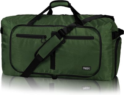 Thijox - 65L Opvouwbare Reistas - Waterdichte Sporttas met Schoenenvak voor Reizen, Weekend, Gym, Camping - Lichtgewicht Bagage voor Mannen en Vrouwen