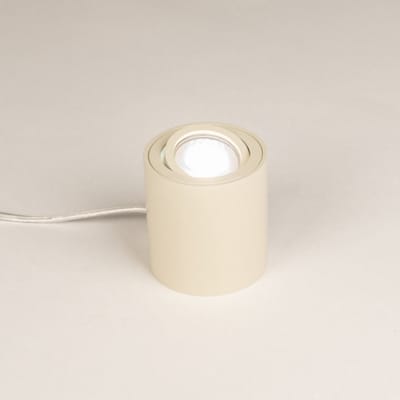 Lumidora Tafellamp 75259 - HOPE - GU10 - Beige - Zand - Metaal - ⌀ 8 cm