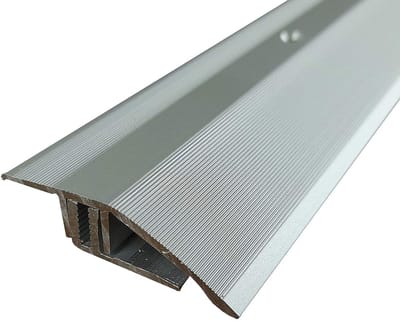 Vloerprofiel - Hoogteprofiel - Vinylvloeren Afwerken - 5-9 mm Dikte - 270 cm Lengte - Zilver