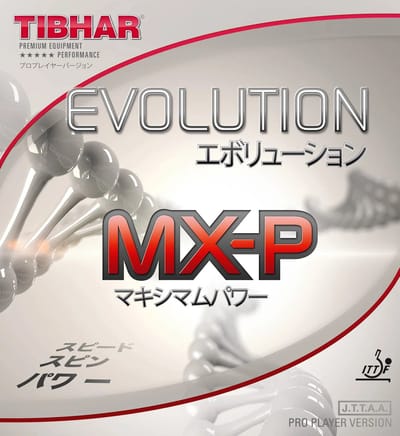 Tibhar - Evolution MX-P - Rood - 1.7 - Tafeltennis Rubbers