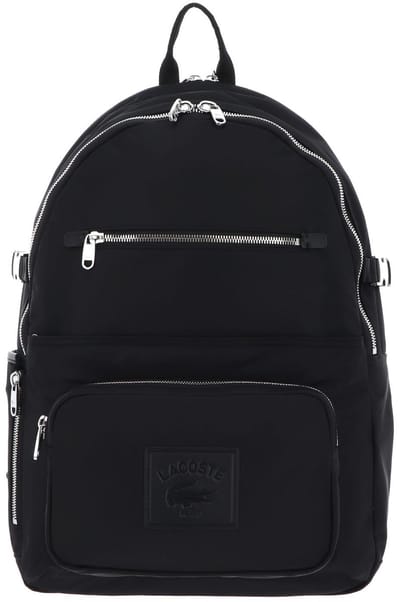 LACOSTE vrijetijdsrugzak rugzak met laptopvak Lacoste Classics Backpack Noir zwart