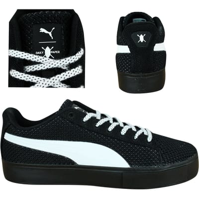 Puma x Daily Paper Lace Up Zwart Wit Lo Textiel Herentrainers 363457 01 B77D