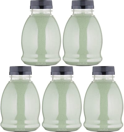 Scrubzout Dennen - 375 gram - Fles met zwarte dop - Set van 5 stuks - Hydraterende Lichaamsscrub
